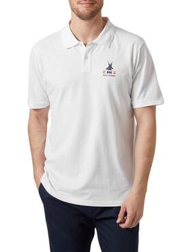 Polo Helly Hansen Koster Blanc Pour Homme