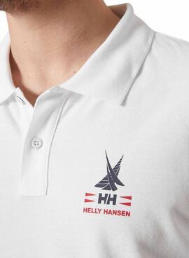 Polo Helly Hansen Koster Blanc Pour Homme