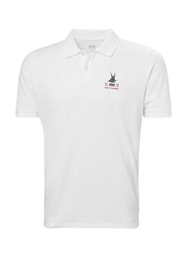 Polo Helly Hansen Koster Blanc Pour Homme