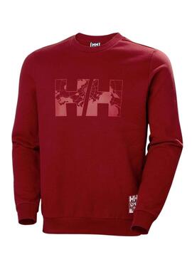 Pull à capuche Helly Hansen Arctic rouge pour homme