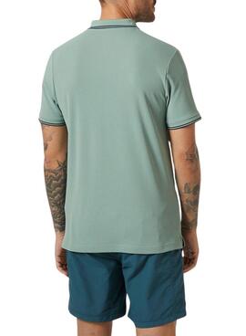 Chemise polo Helly Hansen Kos vert pour homme