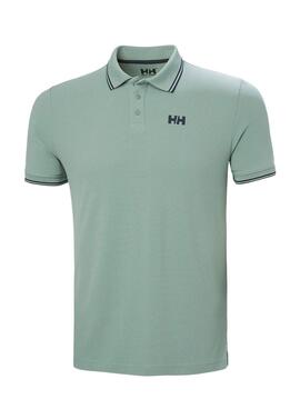 Chemise polo Helly Hansen Kos vert pour homme