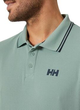 Chemise polo Helly Hansen Kos vert pour homme