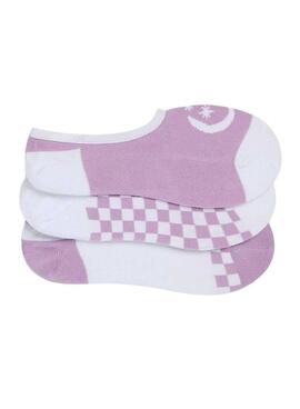 Paquet de chaussettes Vans Resort rose pour Femme