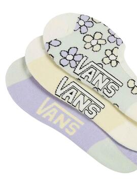 Paquet de Chaussettes Vans Natures Pinkies