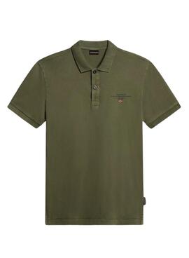 Polo Napapijri Elbas Vert Pour Homme