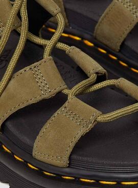 Sandales Dr. Martens Nartilla Olive pour femme