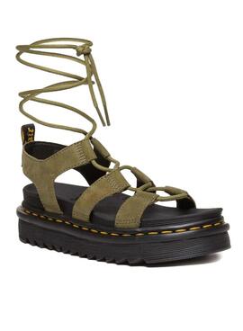 Sandales Dr. Martens Nartilla Olive pour femme