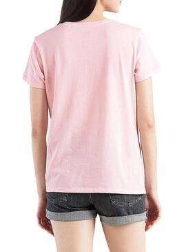 T-Shirt Levis Perfect Graphic Rose Femme