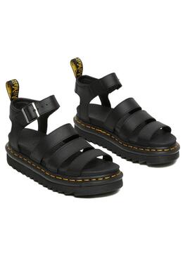 Sandales Dr. Martens Blaire Noir Pour Femme