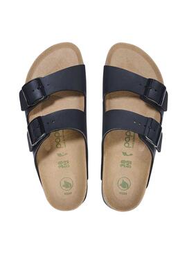 Sandales Birkenstock Arizona Plateforme Noir Pour Femme