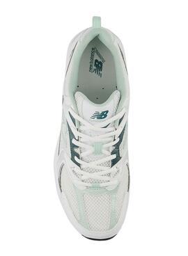 Sneakers New Balance 530 Blanc Vert Pour Femme