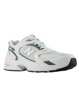 Sneakers New Balance 530 Blanc Vert Pour Femme