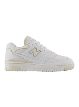 Sneakers New Balance 550 Blanc Beige Pour Femme