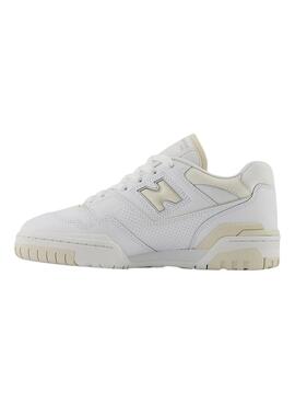 Sneakers New Balance 550 Blanc Beige Pour Femme