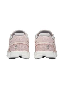 Chaussures de course On Running Cloud 5 Rose pour Femme