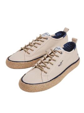 Chaussures Pepe Jeans Port Basic Beige pour Homme