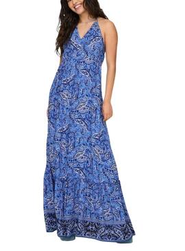 Robe Only Veneda Bleue pour Femme