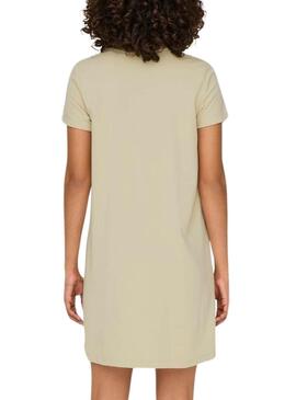 Robe Only Frida Beige pour femme