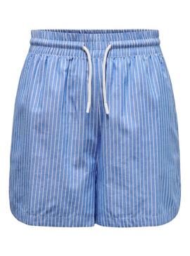 Shorts Only Larja Bleu Pour Femme
