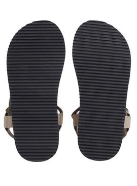 Sandales Tommy Jeans Casual Beige Pour Homme.