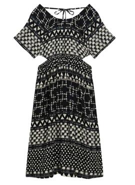 Robe Superdry Shirbori noire pour femme