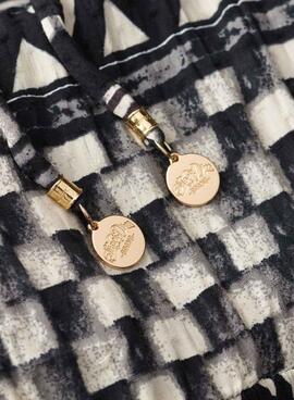 Robe Superdry Shirbori noire pour femme