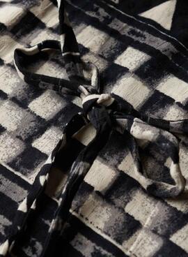 Robe Superdry Shirbori noire pour femme