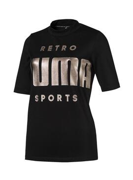 T-Shirt Puma Retro Black pour femme