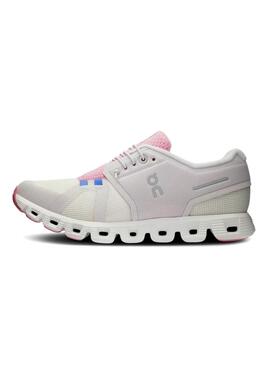 Chaussures de course On Running Cloud Push Gris pour Femme