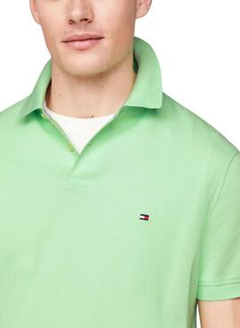 Polo Tommy Hilfiger 1985 Vert Menthe pour Homme