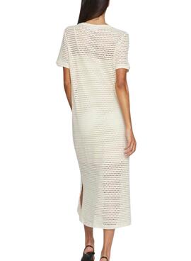 Robe Vila Adella Beige pour femme