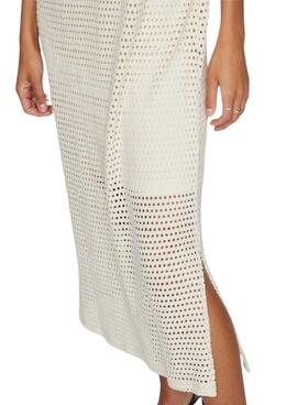 Robe Vila Adella Beige pour femme