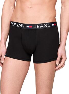 Paquet de 3 boxers Tommy Jeans Trunk Essential Noir Homme