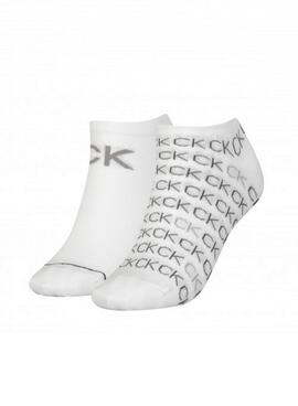Paquet de chaussettes Sneaker blanches 2P pour femme.