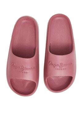 Sandales Pepe Jeans Beach Slide Rose Pour Femme