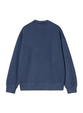 Sudadera Carhartt Nelson Azul Pour Homme