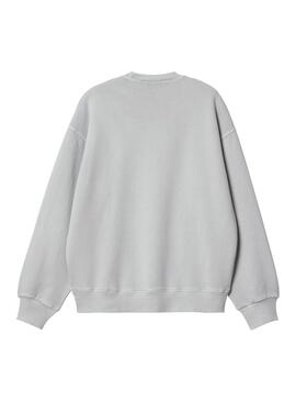 Sweatshirt Carhartt Nelson Grise Pour Homme