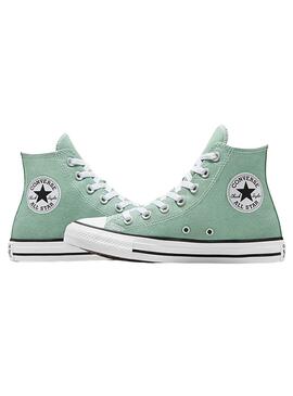 S'il vous plaît, donnez-moi juste la traduction en français de ceci : Baskets Converse Chuck Taylor Turquoise pour femmes.