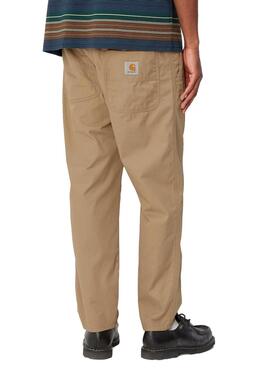 Pantalon Carhartt Abbott Beige Pour Homme