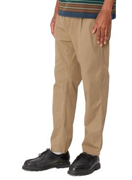 Pantalon Carhartt Abbott Beige Pour Homme