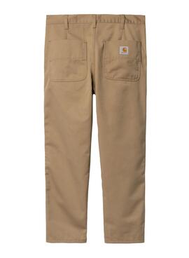 Pantalon Carhartt Abbott Beige Pour Homme
