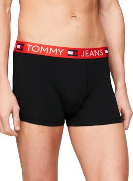Paquet de 3 caleçons Tommy Jeans Trunk noir pour homme