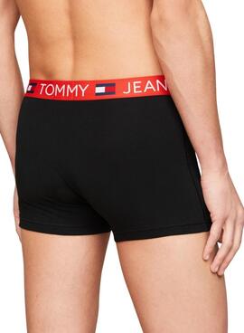 Paquet de 3 caleçons Tommy Jeans Trunk noir pour homme