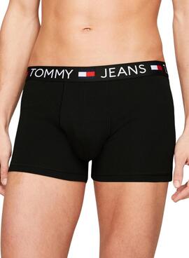 Paquet de 3 caleçons Tommy Jeans Trunk noir pour homme