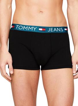 Paquet de 3 caleçons Tommy Jeans Trunk noir pour homme