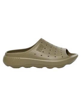 Tongs UGG Slide It Vert Olive Pour Homme