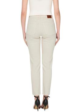 Pantalon Only Emily Beige Pour Femme