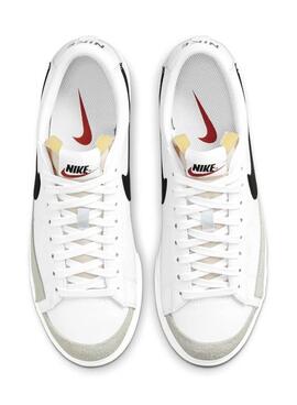 Chaussures Nike Blazer Low Platform Blanche Pour Femme