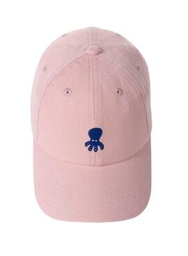 Casquette El Pulpo Washed Logo Rose Pour Homme